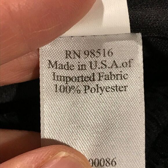 COLDWATER CREEK black sleeveless v-neck knee length dress size P6 - Picture 9 of 11